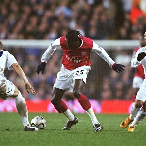 Emmanuel Adebayor (Arsenal) Michael Dawsonand Aaron Lennon (Spurs)