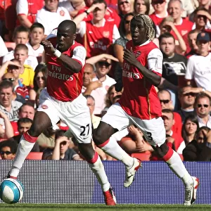 Emmauel Eboue and Bacary Sagna (Arsenal)