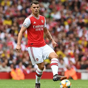 Granit Xhaka in Action: Arsenal vs. Olympique Lyonnais at Emirates Cup 2019