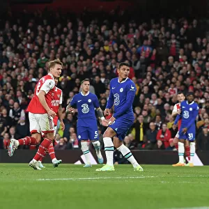 Martin Odegaard Scores the Opener: Arsenal vs. Chelsea, Premier League 2022-23