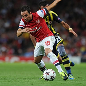 Santi Cazorla Dashes Past Selcuk Sahin: Arsenal vs Fenerbahce UEFA Champions League Play-offs (2013)