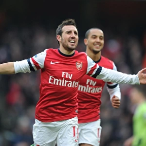 Santi Cazorla's Thrilling Goal: Arsenal's Victory over Aston Villa, Premier League 2012-13