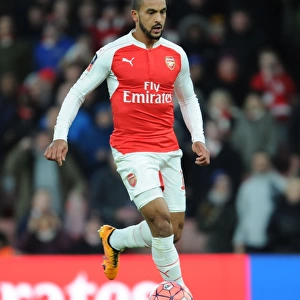 Theo Walcott in FA Cup Action: Arsenal vs Burnley at Emirates Stadium (2016)