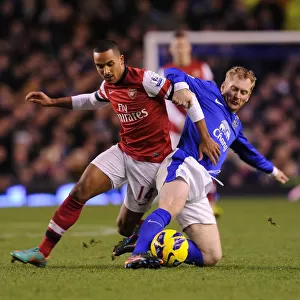Theo Walcott vs. Tony Hibbert: Everton vs. Arsenal, Premier League Clash (2012-13)