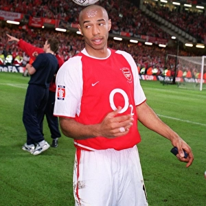 Thierry Henry (Arsenal) after the day. Arsenal 1: 0 Southampton. The F