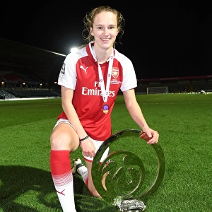 Vivianne Miedema Lifts the Continental Cup with Arsenal Women after Victory over Manchester City Ladies
