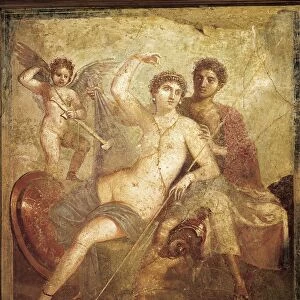 Fresco depicting Mars and Venus, from House of Wedding of Hercules, Pompei, Italy