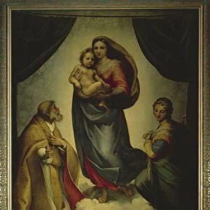 Germany, Dresden, Sistine Madonna, 1513-1514, oil on canvas