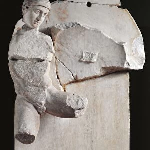 Greek civilization, metope from Heraion of Argos, circa 423 B. C