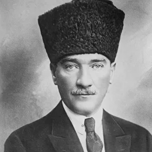 Mustafa Kemal Ataturk (1881-1938) Turkish army officer and revolutionary. Founder