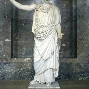 Pallas Athena (Minerva) goddess of wisdom, daughter of Zeus (Jupiter) Marble statue