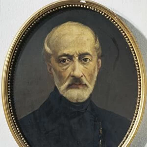 Portrait of Giuseppe Mazzini, 1805 - 1872, Italian patriot and founder of Giovine Italia political movement