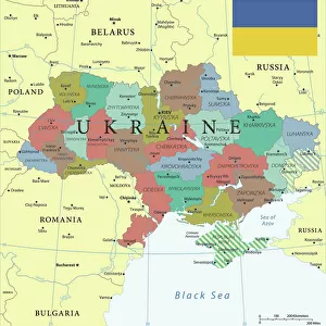 Ukraine Reference Map