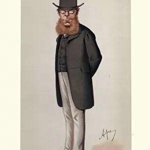 Vanity fair caricature of Richard Assheton Cross, 1st Viscount Cross