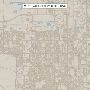 West Valley City Utah US City Street Map
