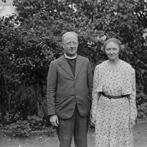 The Canon and Mrs Elliot in Dartford, Kent. 1939