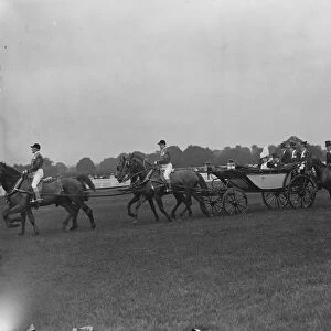 The King and Queen arrive at Royal Ascot Races 12 June 1921
