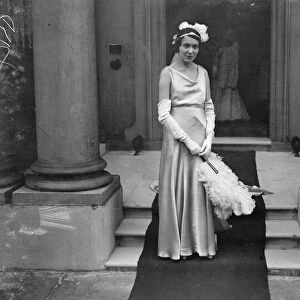 Lady Cavendish in court dress. 23 June 1932