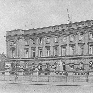 Palace des Academies of Brussels, Belgium August 1921