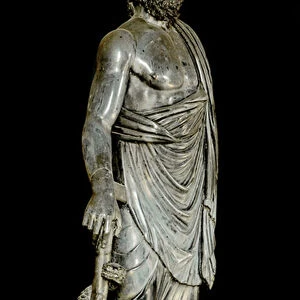 Asclepius or Aesculapius, God of Medicine and Healing (marble sculpture)