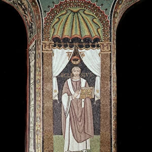 The bishop ecclesia (Detail of mosaics, 6th century)