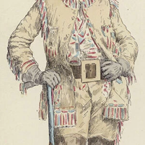 Buffalo Bill (colour litho)