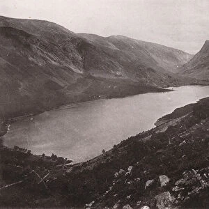 Buttermere and Honister (b / w photo)