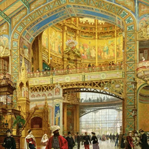 The Central Dome of the Universal Exhibition of 1889 (oil on canvas)