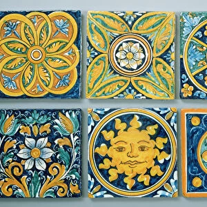 Ceramic tiles in the typical Caltagirone style (ceramic)