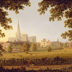 Chichester Cathedral, 1833 (oil on canvas)