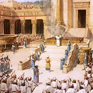 The dedication of the temple