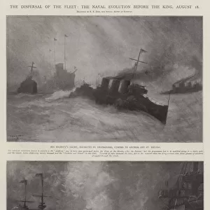 The Dispersal of the Fleet, the Naval Evolution before the King, 18 August (litho)