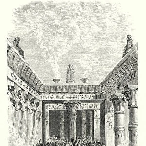An Egyptian Temple (engraving)