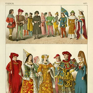 French Costume 1400