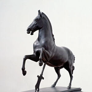 Galloping horse (Bronze sculpture after a Greek original from the 4th century BC)