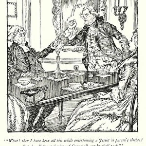 Illustration for The Vicar of Wakefield by Oliver Goldsmith (litho)