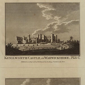 Kenilworth Castle, in Warwickshire (engraving)