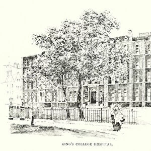 Kings College Hospital (litho)
