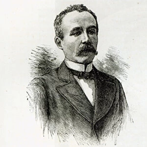 M. Clemenceau, from Leisure Hour, 1891 (engraving)