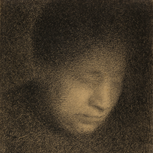 Madame Seurat, the Artists Mother, c. 1882-3 (conte crayon on Michallet paper)