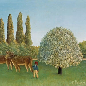Meadowland (The Pasture), 1910 (oil on canvas)