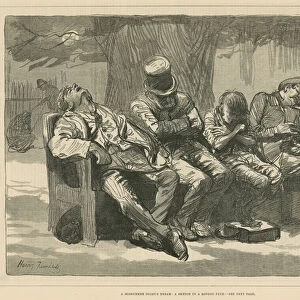 A Midsummer Nights Dream: A sketch in a London park (engraving)