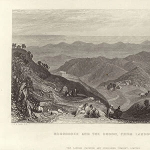 Mussooree and the Dhoon (engraving)