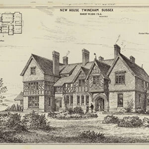 New House Twineham Sussex (engraving)