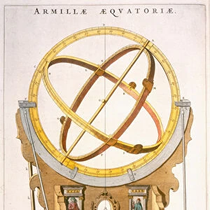 An Orrery designed by Tycho Brahe (1546-1601) from the Atlas Major c