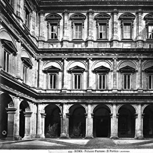 Palazzo Farnese, 1514-64 (b / w photo)