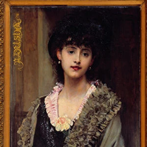 Parisina. Painting by Paul Baudry (1828-1885), 1880. Oil on canvas. Dim: 0. 73 x 0. 59m
