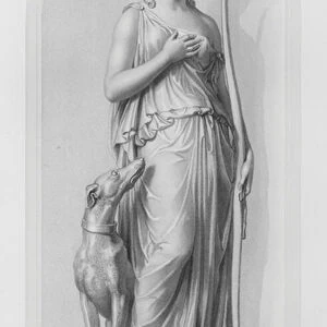 Penelope, from the statue by R J Wyatt, in the possession of Her Most Gracious Majesty (engraving)