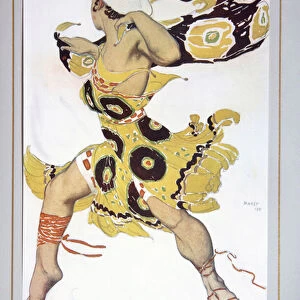 Phobos. Costume for the ballet "Narcissus", 1911 (drawing)