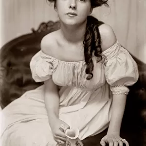 Portrait of Evelyn Nesbit by Gertrude Kasebier, c. 1900 (platinum print)